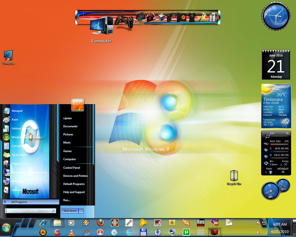Windows 8 Windows 10 Theme - themepackme